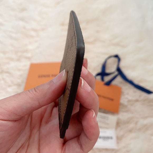 SOLD! Louis Vuitton Monogram Reverse Card Holder - Picture 6 of 7